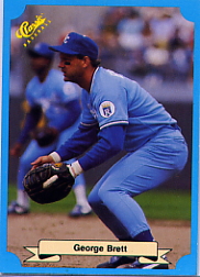 1988 Classic Blue Baseball Cards       248     George Brett